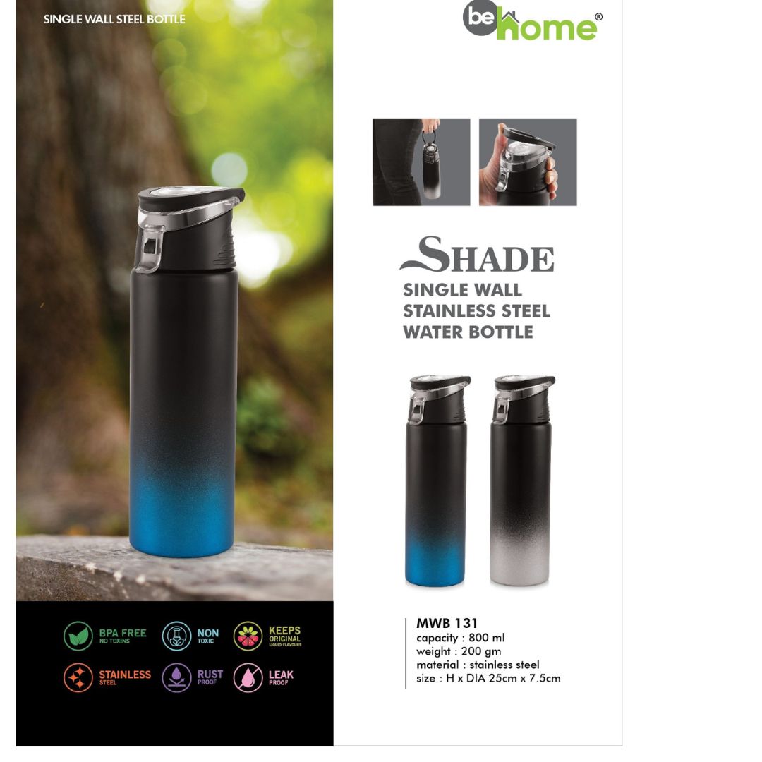 Single Wall Stainless Steel Water Bottle